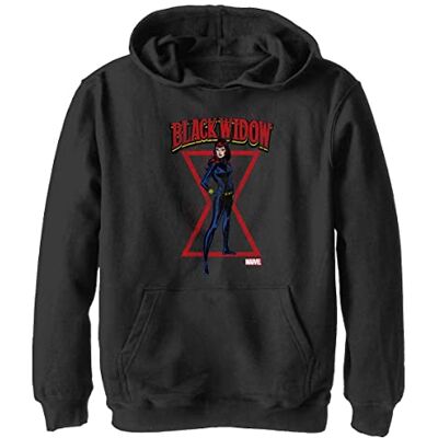 Marvel Pojkar klassisk Black Web Hoodie, svart, M, svart, M Marvel Pojkar klassisk Black Web Hoodie, svart, M, svart, M