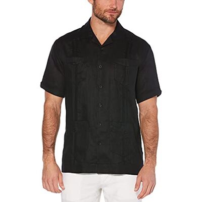 Cubavera Button-down-skjorta för män, Kolsvart, M Cubavera Button-down-skjorta för män, Kolsvart, M