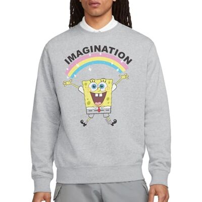 SPONGEBOB SQUAREPANTS Svampbob Simple Imagination Crew sweatshirt, atletisk ljung, stor, Atletisk Heather, L SPONGEBOB SQUAREPANTS Svampbob Simple Imagination Crew sweatshirt, atletisk ljung, stor, Atletisk Heather, L