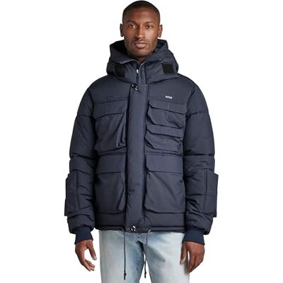 G-STAR RAW Herrfält, jacka med huva, jackor, Blå (salute D20516-D199-C742), XL G-STAR RAW Herrfält, jacka med huva, jackor, Blå (salute D20516-D199-C742), XL