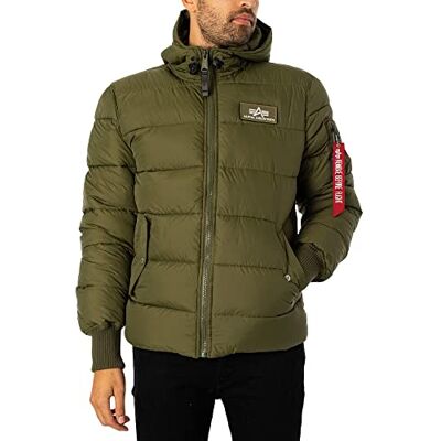 Alpha Industries herr Pufferjacka med huva FD Vinterjacka för damer Täcka (1-pack) Alpha Industries herr Pufferjacka med huva FD Vinterjacka för damer Täcka (1-pack)
