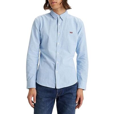 Levi's Long-Sleeve Battery Housemark Slim Shirt herr, Allure, S Levi's Long-Sleeve Battery Housemark Slim Shirt herr, Allure, S