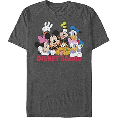 Disney Classics Unisex Musse Classic Squad ekologisk kortärmad t-shirt, melange svart, XXL, Melange svart, XXL Disney Classics Unisex Musse Classic Squad ekologisk kortärmad t-shirt, melange svart, XXL, Melange svart, XXL