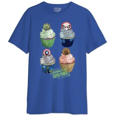 Marvel T-shirt herr, kobolt, S Marvel T-shirt herr, kobolt, S