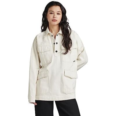 G-STAR RAW herr unisex Shanorak jackor, Beige (Ecru D23015-d298-159), S G-STAR RAW herr unisex Shanorak jackor, Beige (Ecru D23015-d298-159), S