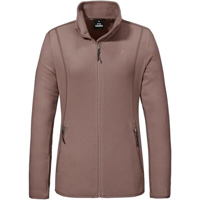 Schöffel Fleece Jk Style Ash WMS, lätt fleecejacka av värmande Tecnopile, snabbtorkande utomhusjacka med 2-vägs stretch Schöffel Fleece Jk Style Ash WMS, lätt fleecejacka av värmande Tecnopile, snabbtorkande utomhusjacka med 2-vägs stretch