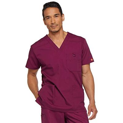 Dickies bröstficka för män topp medicinsk skrubb tröja Dickies bröstficka för män topp medicinsk skrubb tröja