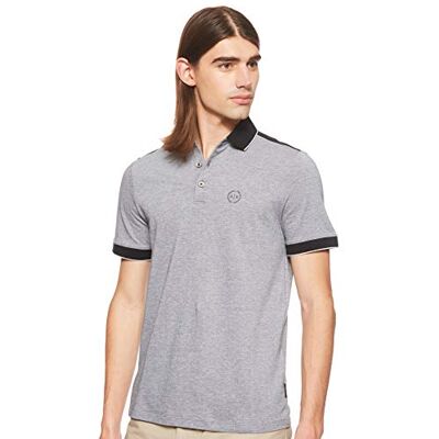 Giorgio Armani Polotröja för män med ränder Giorgio Armani Polotröja för män med ränder