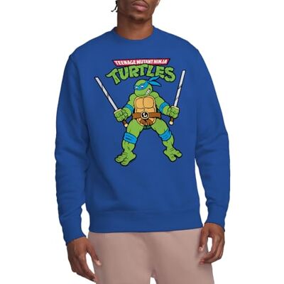 Mutant Tmnt retro Leo Crew Sweatshirt, kungsblå, Small, Kunglig, S Mutant Tmnt retro Leo Crew Sweatshirt, kungsblå, Small, Kunglig, S