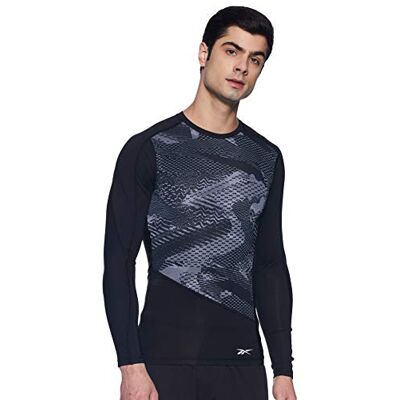 Reebok TS LS Comp tee AOP T-tröja Herr Reebok TS LS Comp tee AOP T-tröja Herr