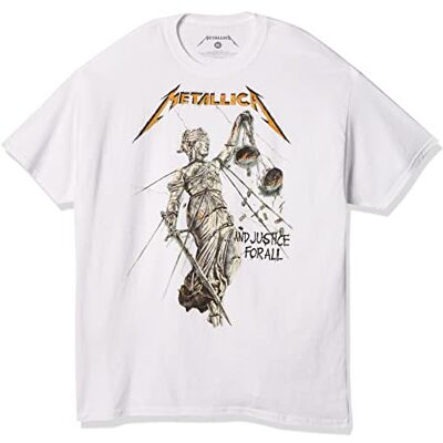 Metallica Herr MT-50040120-SM t-shirt, vit, S Metallica Herr MT-50040120-SM t-shirt, vit, S