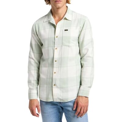 Lee Mercantile Shirt för män, Mjuk salvia, M Lee Mercantile Shirt för män, Mjuk salvia, M