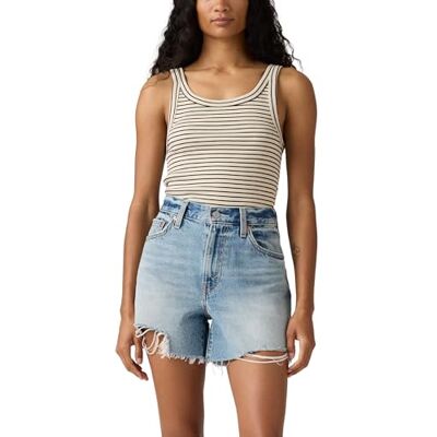 Levi's Essential Ribbed Tank May Stripe Seedpea Levi's Essential Ribbed Tank May Stripe Seedpea