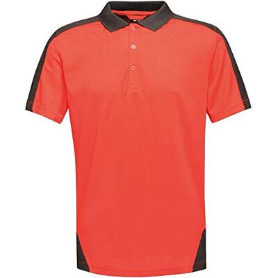 Regatta professionell kontrast svalkande uppsugande polotröja, klassröd/blk, XXL Regatta professionell kontrast svalkande uppsugande polotröja, klassröd/blk, XXL