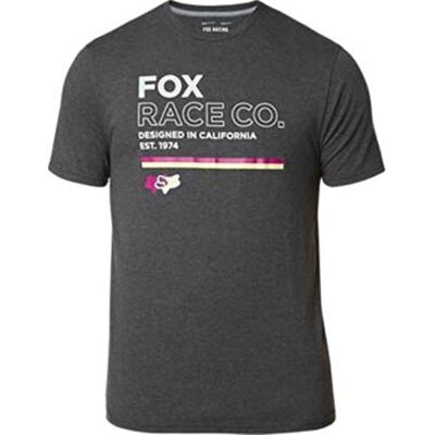 FOX Analog Ss Tech Tee Heather svart sport S 243 FOX Analog Ss Tech Tee Heather svart sport S 243