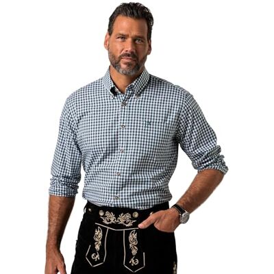 JP 1880 Licensee name withheld for privacy reasons Jp1880 Karohemd, Tracht, Langarm, Buttondown-krage, Modern passform, bis 8 XL T-shirts, Utomlandsblå, L herr JP 1880 Licensee name withheld for privacy reasons Jp1880 Karohemd, Tracht, Langarm, Buttondown-krage, Modern passform, bis 8 XL T-shirts, Utomlandsblå, L herr
