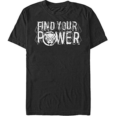 Marvel Unisex Avengers Classic-Panther Power Organic Short Sleeve t-shirt, svart, M, svart, M Marvel Unisex Avengers Classic-Panther Power Organic Short Sleeve t-shirt, svart, M, svart, M
