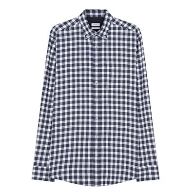 Seidensticker Silkesdekal herr slim fit långärmad twill skjorta, Mörkblå, M/4XL Seidensticker Silkesdekal herr slim fit långärmad twill skjorta, Mörkblå, M/4XL