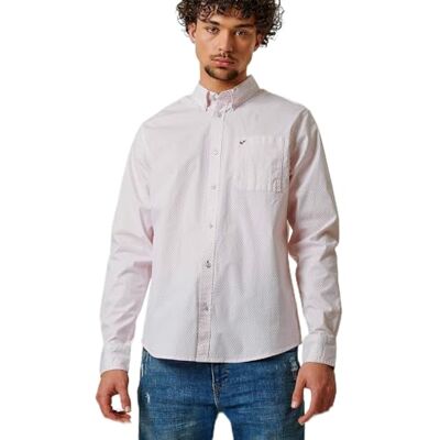KAPORAL , Skjorta, modell regis, herr, vit, 2XL; smal passform, långa ärmar, skjorta krage, Vitt och blått, XXL KAPORAL , Skjorta, modell regis, herr, vit, 2XL; smal passform, långa ärmar, skjorta krage, Vitt och blått, XXL