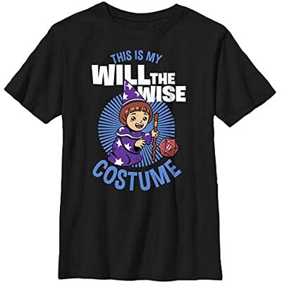 Stranger Things Unisex barn kommer kostym kortärmad t-shirt, svart, M Stranger Things Unisex barn kommer kostym kortärmad t-shirt, svart, M