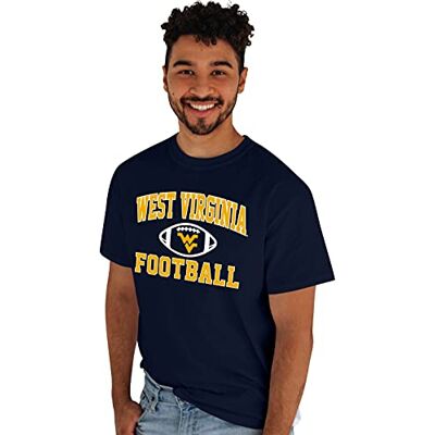 Blue 84 Men's West Virginia Mountaineers Team Logo T Shirt Team Color, Team Color, X-Large Blue 84 Men's West Virginia Mountaineers Team Logo T Shirt Team Color, Team Color, X-Large