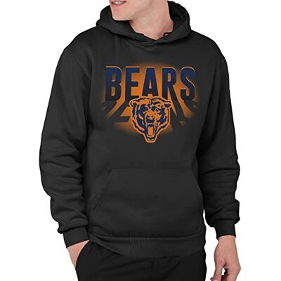 Junk Food unisex NFL team spotlight huvtröja tröja med huva, Chicago Bears – svart, XL Junk Food unisex NFL team spotlight huvtröja tröja med huva, Chicago Bears – svart, XL
