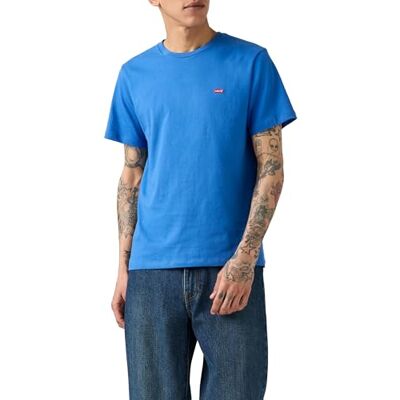 Levi's Herr Ss Original Housemark T-shirt Core Chesthit-logotyp, Star Safir, S Levi's Herr Ss Original Housemark T-shirt Core Chesthit-logotyp, Star Safir, S