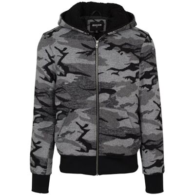 Urban Classics Män Camo Zip Jacket jacka Urban Classics Män Camo Zip Jacket jacka