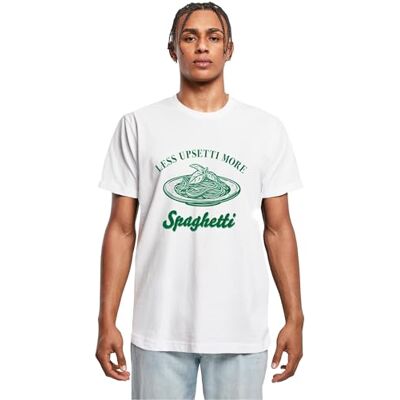 Tee Upsetti Spaghetti te vit XL, Vit, XL Tee Upsetti Spaghetti te vit XL, Vit, XL