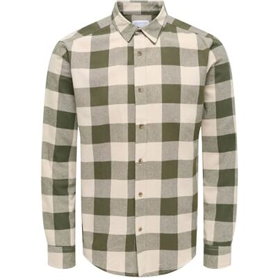 Only & Sons Herrskjorta ONSGUDMUND LS Rutig skjorta NOOS, Forest Night 2, M Only & Sons Herrskjorta ONSGUDMUND LS Rutig skjorta NOOS, Forest Night 2, M