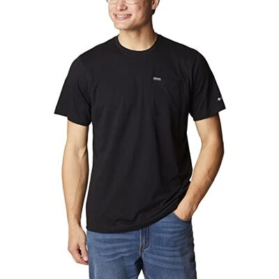Columbia mäns Thistletown Hills ficka T-shirt, svart, Medium Columbia mäns Thistletown Hills ficka T-shirt, svart, Medium