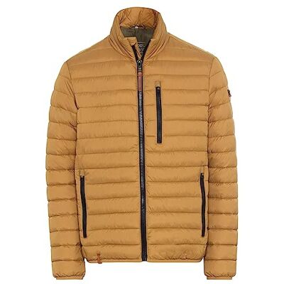 camel active lätt quiltad jacka för män utan huva jacka, Beige-brun, 28 camel active lätt quiltad jacka för män utan huva jacka, Beige-brun, 28