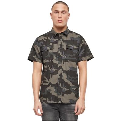 Brandit skjorta Roadstar rutig B-4003, Darkcamo, L Brandit skjorta Roadstar rutig B-4003, Darkcamo, L