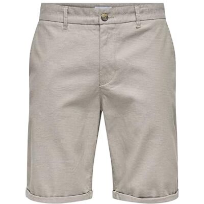 Only & Sons ONSPETER Dobby 0058 shorts NOOS, fällor kjol, L Only & Sons ONSPETER Dobby 0058 shorts NOOS, fällor kjol, L