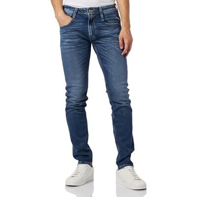 Replay Herrjeans slim fit Anbass, 007 mörkblå, 27W / 32L Replay Herrjeans slim fit Anbass, 007 mörkblå, 27W / 32L