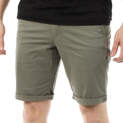 Teddy Smith Chino-shorts för herr, Faded khaki, 36W Teddy Smith Chino-shorts för herr, Faded khaki, 36W