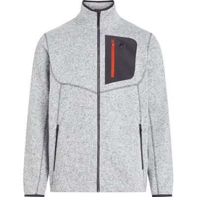 Mc Kinley Mckinley Skeena III Fleecejacka för män, Melange/Grey Dark, XXL Mc Kinley Mckinley Skeena III Fleecejacka för män, Melange/Grey Dark, XXL