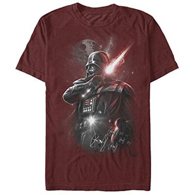 Fifth Sun Star Wars mäns Dark Lord Darth Vader grafisk skjorta, Kardinal, XL Fifth Sun Star Wars mäns Dark Lord Darth Vader grafisk skjorta, Kardinal, XL