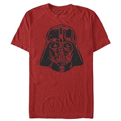Star Wars Unisex Darth Vader Face ekologisk kortärmad t-shirt, röd, M, röd, M Star Wars Unisex Darth Vader Face ekologisk kortärmad t-shirt, röd, M, röd, M