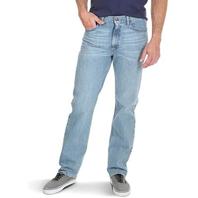 Wrangler Authentics herr avslappnade byxor, stonewash flex, 34W / 32L Wrangler Authentics herr avslappnade byxor, stonewash flex, 34W / 32L
