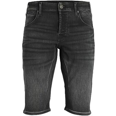 JACK & JONES JJISCALE JJLONG Shorts GE 607 I.K SN, Shorts för män, svart denim, svart denim, XS EU JACK & JONES JJISCALE JJLONG Shorts GE 607 I.K SN, Shorts för män, svart denim, svart denim, XS EU