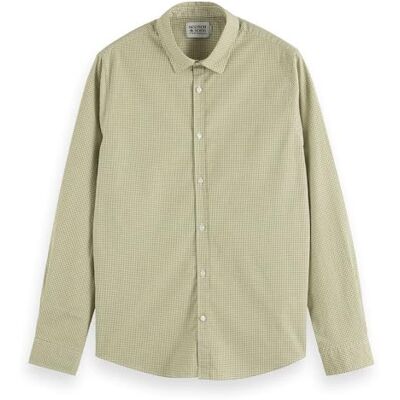 Scotch & Soda Seasonal Essentials Poplin Checked Shirt, Green Check 6481, XL Scotch & Soda Seasonal Essentials Poplin Checked Shirt, Green Check 6481, XL