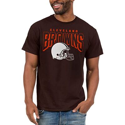 Junk Food Classic Crew Neck, Authentic Details, Fit. Unisex Vuxen T-shirt, Cleveland Browns mörkbrun, XL Junk Food Classic Crew Neck, Authentic Details, Fit. Unisex Vuxen T-shirt, Cleveland Browns mörkbrun, XL
