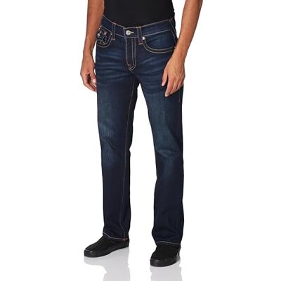 True Religion Sann religion herr Ricky raka ben jeans, Dark Wash Muddy Waters, 31W / 32L True Religion Sann religion herr Ricky raka ben jeans, Dark Wash Muddy Waters, 31W / 32L