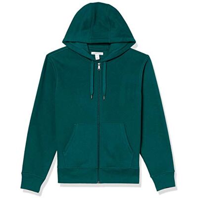 Amazon Essentials Men's Fleecetröja med hel dragkedja (finns i Big & Tall), Skogsgrön, M Amazon Essentials Men's Fleecetröja med hel dragkedja (finns i Big & Tall), Skogsgrön, M