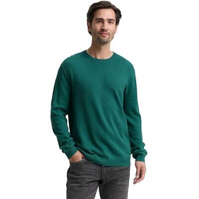 TOM TAILOR herrtröja, 38681 – Jasper Green Melange, L TOM TAILOR herrtröja, 38681 – Jasper Green Melange, L