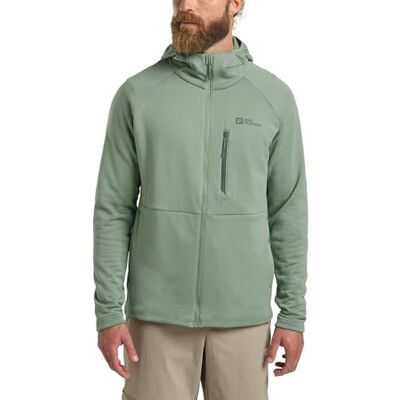Jack Wolfskin Kolbenberg Hooded Fz M fleecejacka, eukalyptus, XXL herr, Eukalyptus, XXL Jack Wolfskin Kolbenberg Hooded Fz M fleecejacka, eukalyptus, XXL herr, Eukalyptus, XXL