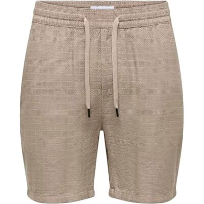 Only & Sons Onstel Linne Latham 0257 shorts Noos, Ökenduvor, XS Only & Sons Onstel Linne Latham 0257 shorts Noos, Ökenduvor, XS