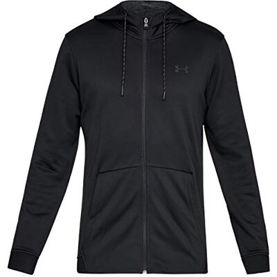 Under Armour Armour, fleece, Fz huvtröja, uppvärmningstopp för män Under Armour Armour, fleece, Fz huvtröja, uppvärmningstopp för män