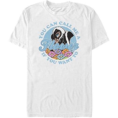 Disney Classics Unisex Bambi-Call Me A Flower Organic Short Sleeve t-shirt, vit, XL, Vit, XL Disney Classics Unisex Bambi-Call Me A Flower Organic Short Sleeve t-shirt, vit, XL, Vit, XL